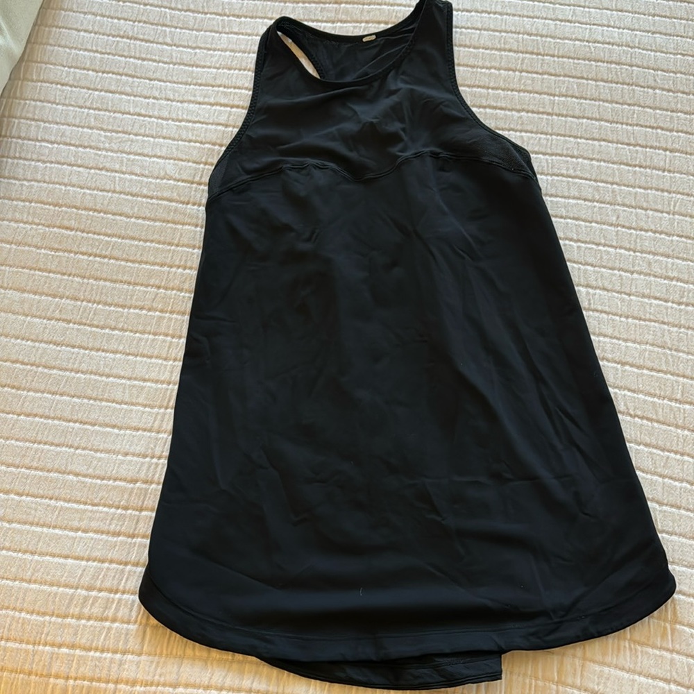 Lulu Lemon black tank top, size 8